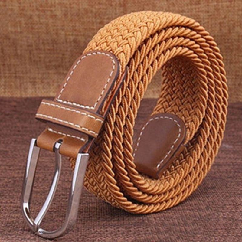 Pin Buckle Casual Canvas Bælte