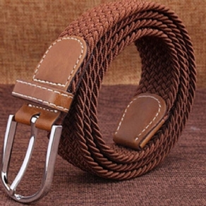 Pin Buckle Casual Canvas Bælte