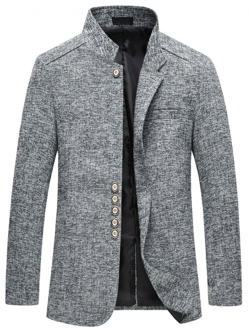 Almindelig Knap Simple Leisure Blazer