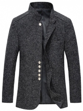 Almindelig Knap Simple Leisure Blazer