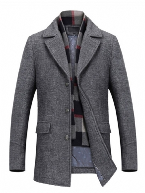 Almindelig Standard Lapel Slim European Coat