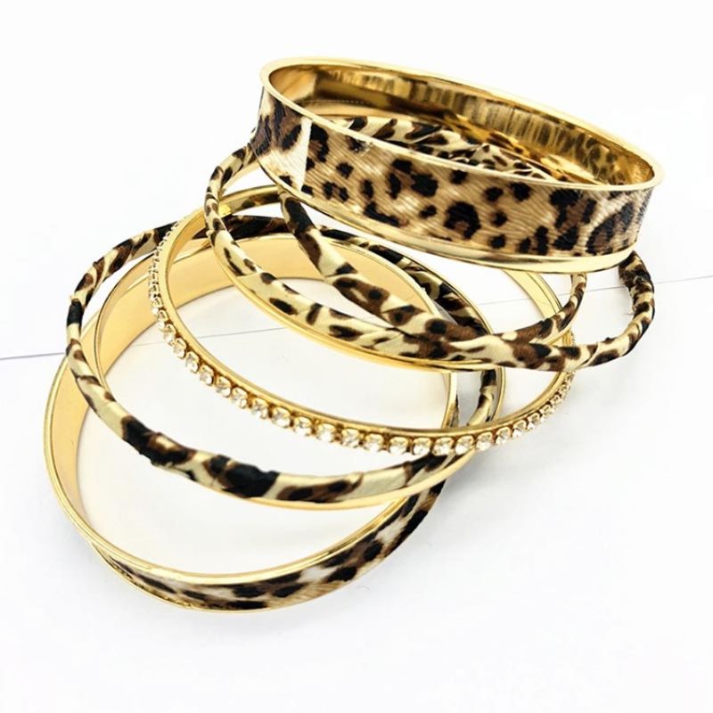 Leopard Print Leopard Kvinde Armbånd