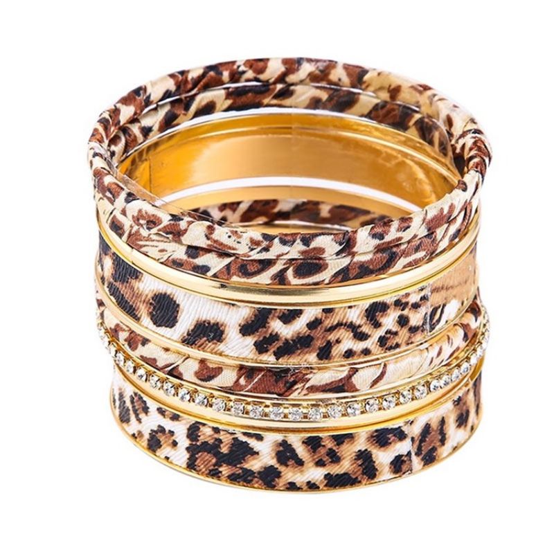 Leopard Print Leopard Kvinde Armbånd