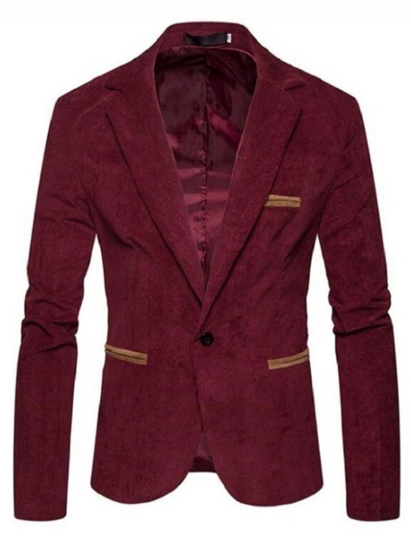 En Knap Afslappet Herre Slim Leisure Blazer