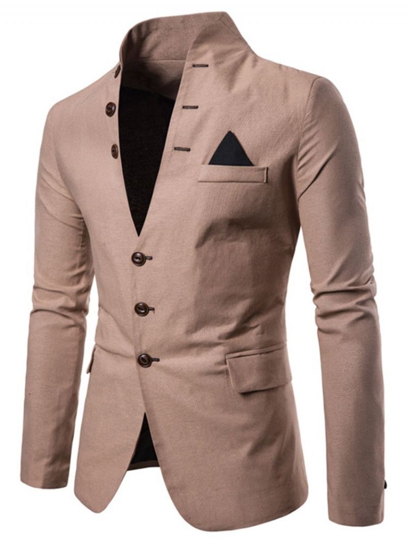 Standkrave Slim Button Leisure Blazer