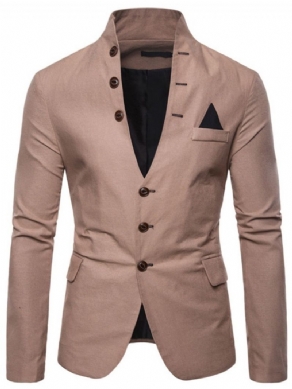 Standkrave Slim Button Leisure Blazer