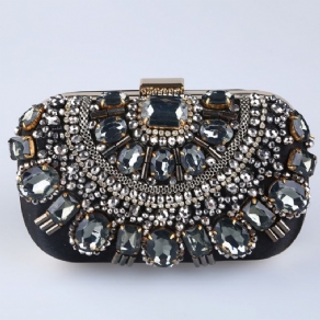 Flap Banket Rhinestone Clutches & Aftentasker