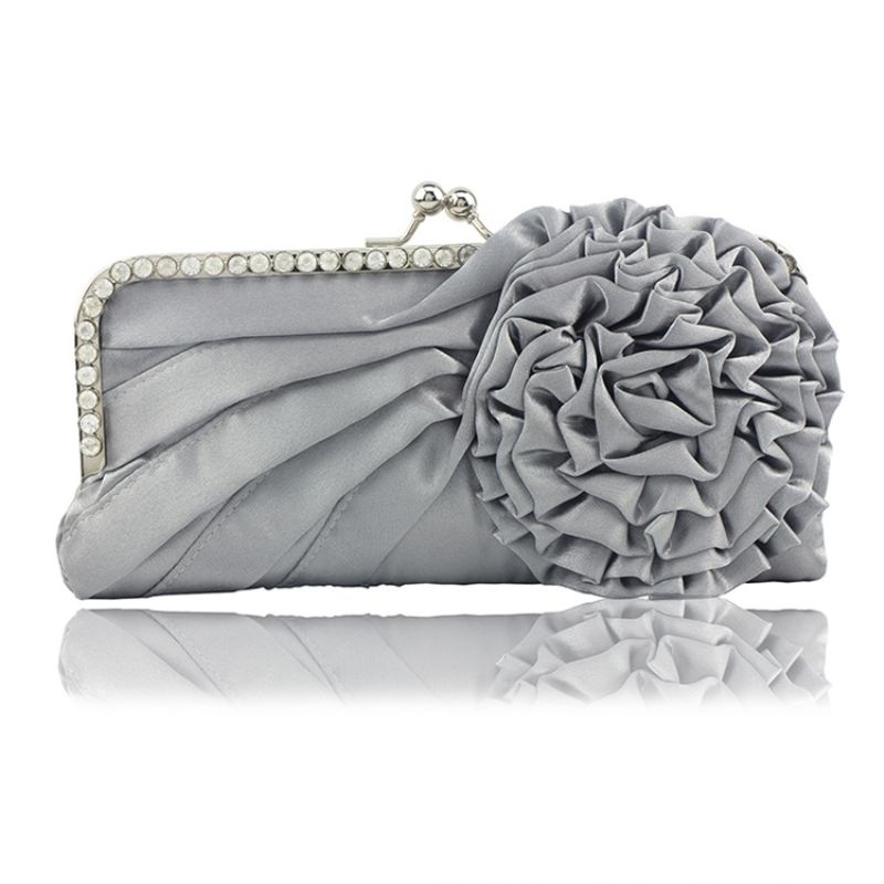 Flower Drape Banket Clutches & Aftentaske