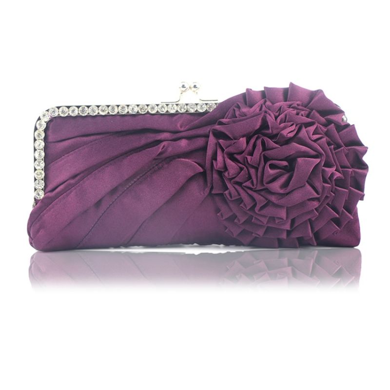 Flower Drape Banket Clutches & Aftentaske