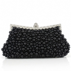 Håndlavet Beaded Pu Aftenclutch