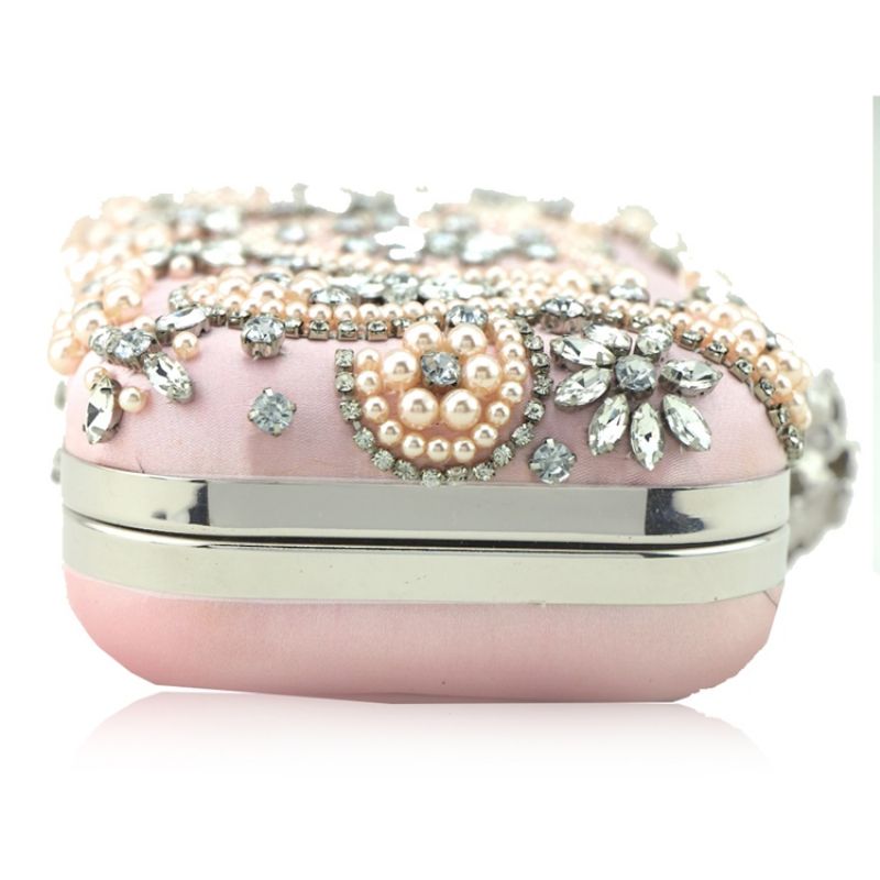 Luksuriøs Håndskrædder Rhinestone Decoration Clutch