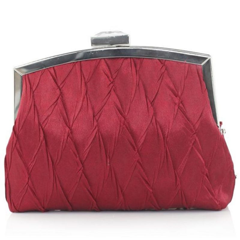 Noble Geometrisk Plaid Rhinestone Aften Clutch