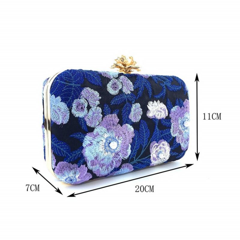 Rektangel Alsidige Polyester Clutches & Aftentasker