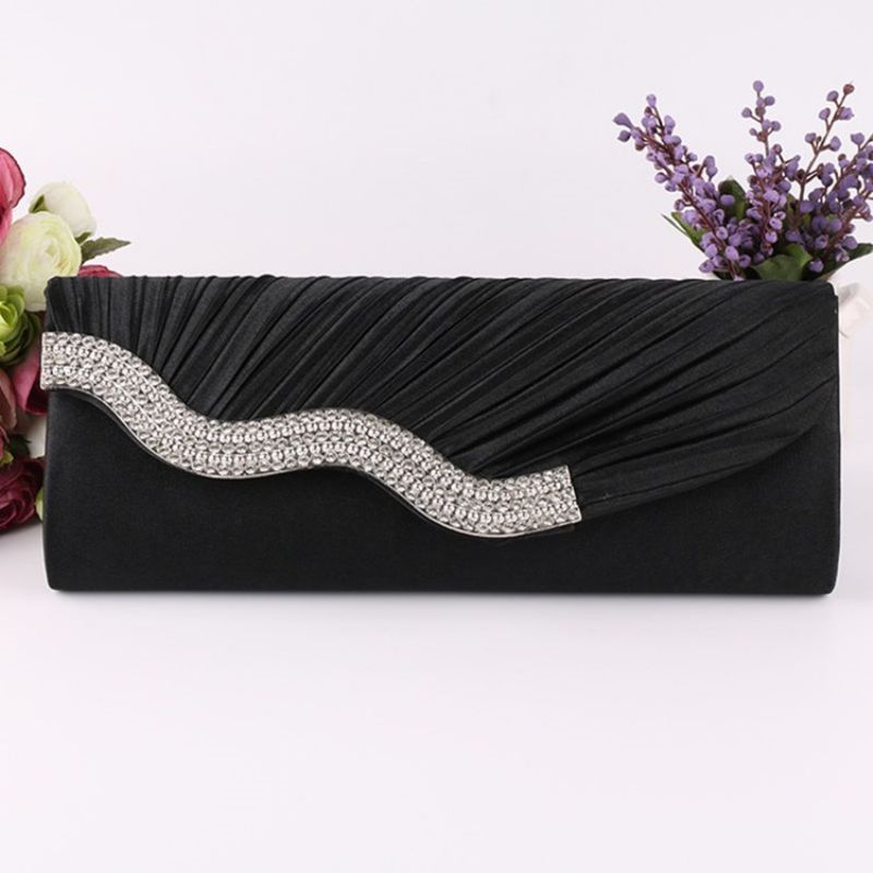 Rektangel Satin Banket Clutches & Aftentasker