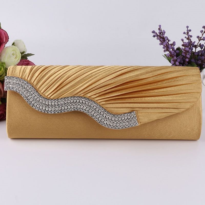 Rektangel Satin Banket Clutches & Aftentasker