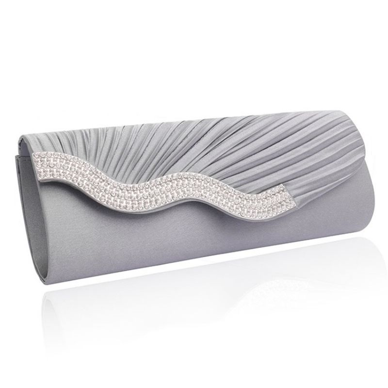 Rektangel Satin Banket Clutches & Aftentasker