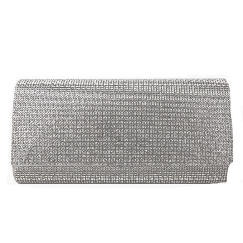 Rektangulære Rhinestone Clutches & Aftentasker