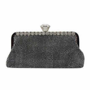 Rhinestone Dekoration Dame Clutch