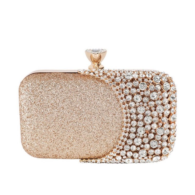 Sequin Rektangel Banket Clutches & Aftentasker