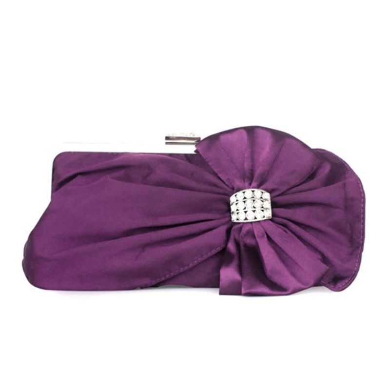 Silke Bowknot Rhinestone Dekoration Clutch