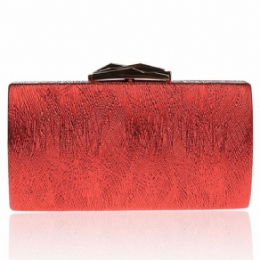 Soild Colour Chain Evening Clutch