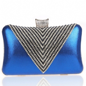 Trekant Rhinestone Aften Clutch