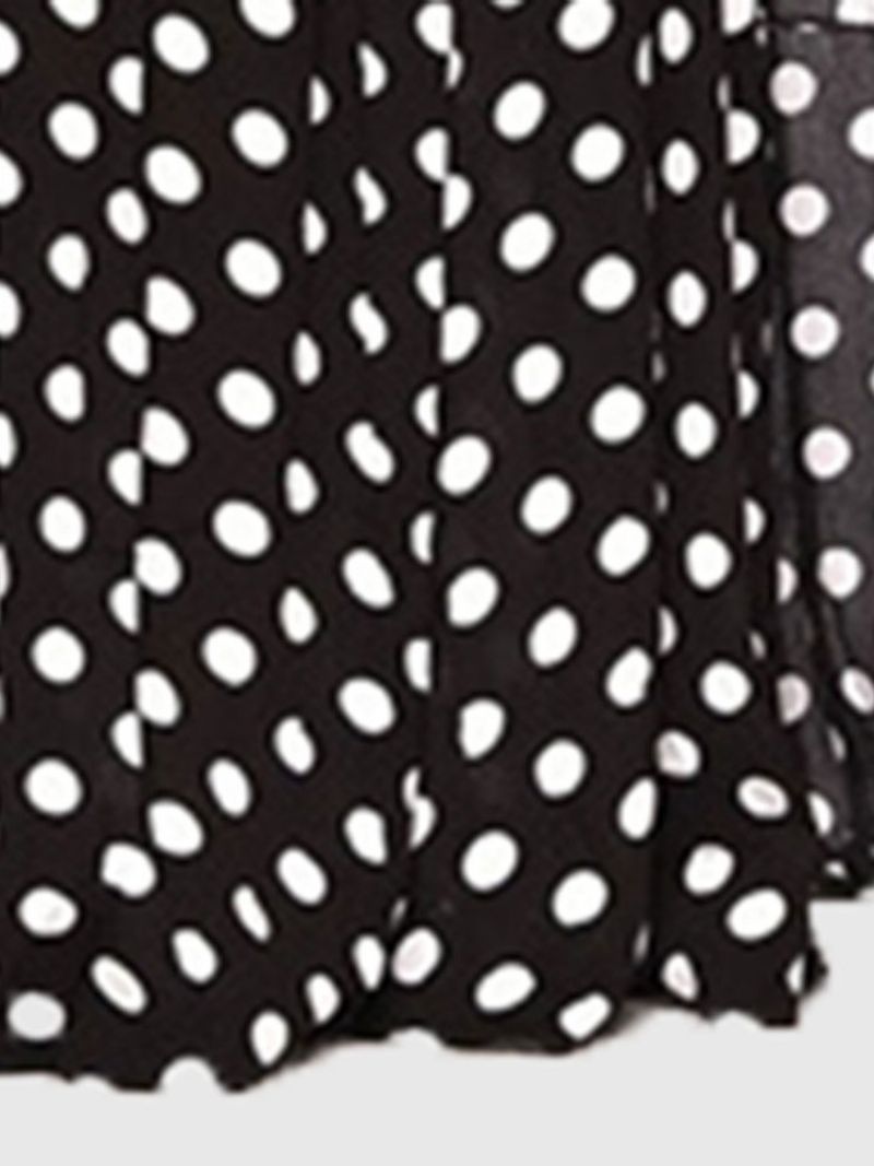 Print Polka Dots Nederdel Pullover Kvinders Todelt Sæt