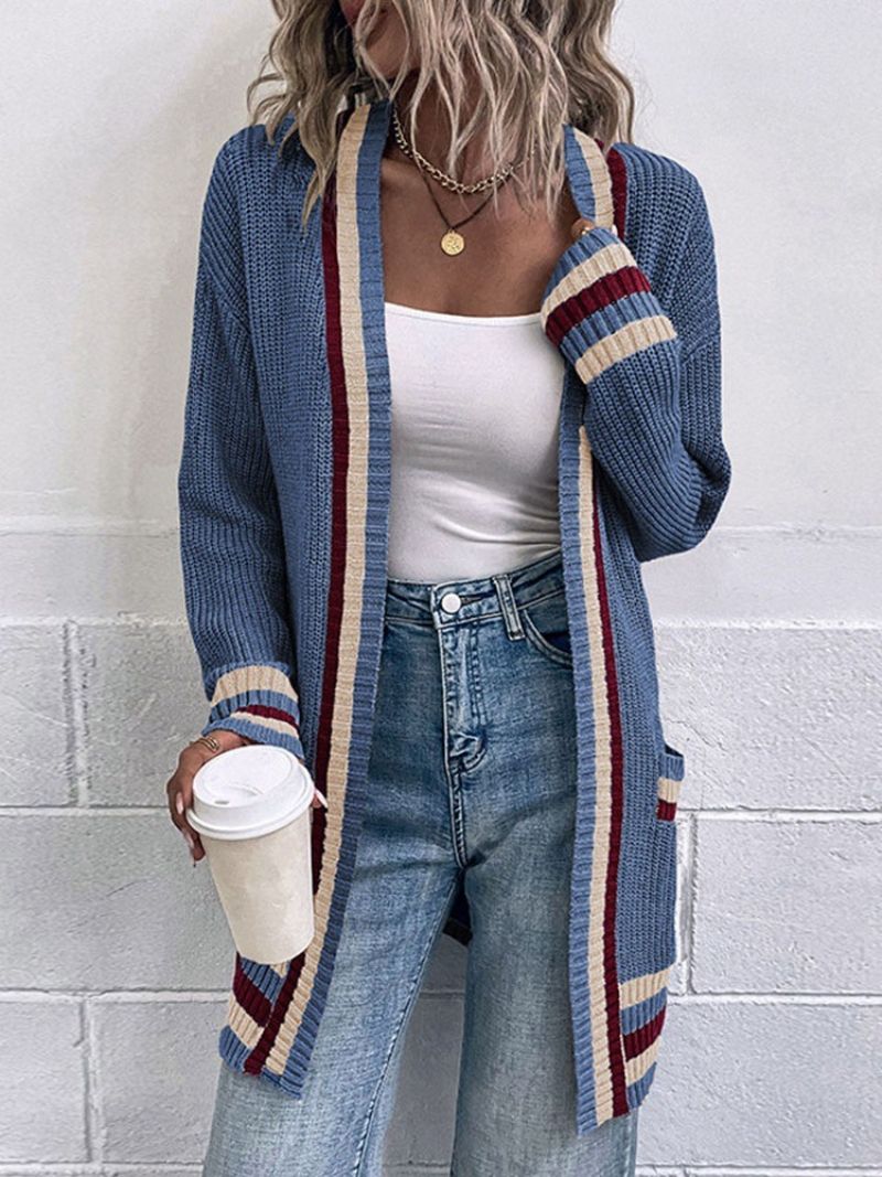 Patchwork Fall Straight Sweater