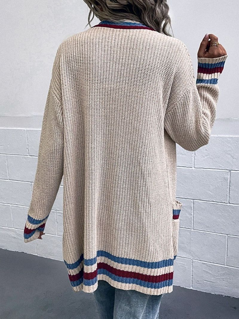 Patchwork Fall Straight Sweater