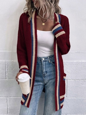 Patchwork Fall Straight Sweater