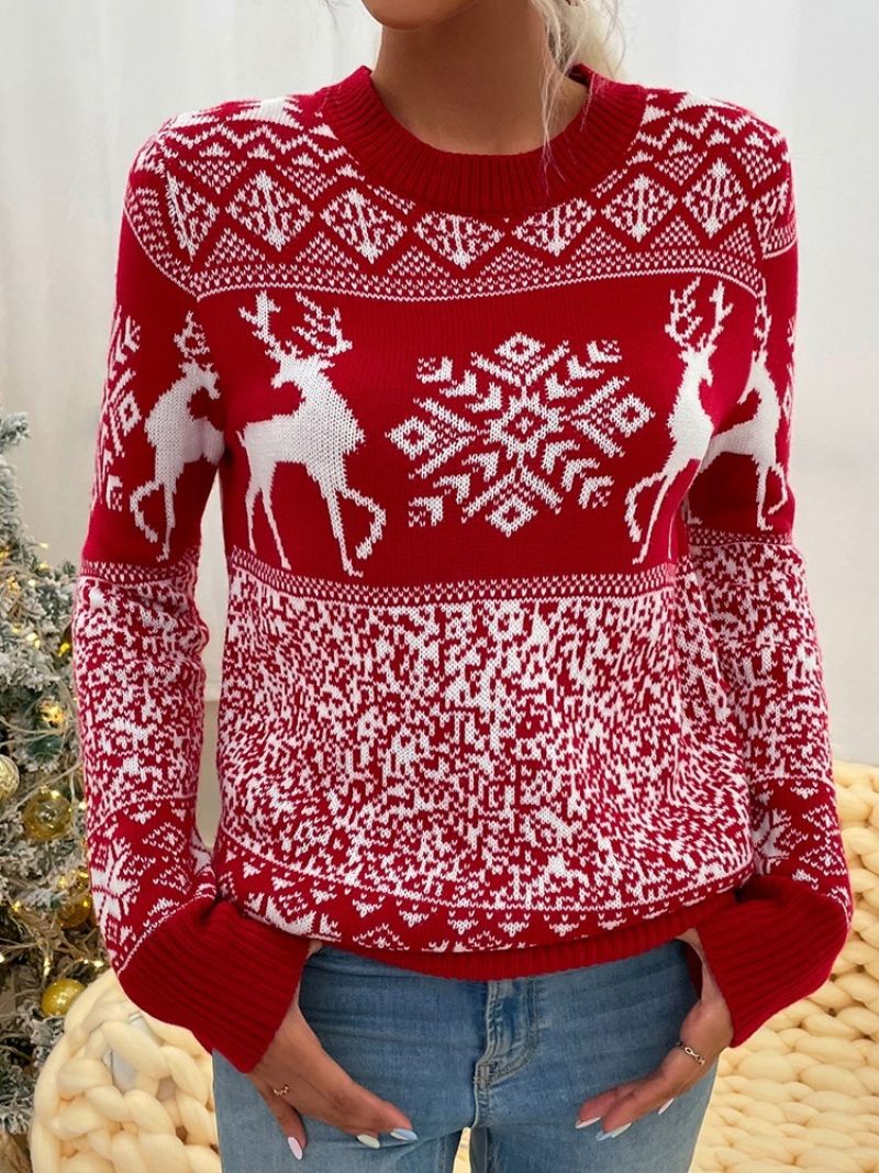 Tråd Almindelig Mellemlang Langærmet Sweater