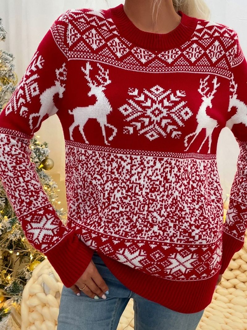 Tråd Almindelig Mellemlang Langærmet Sweater