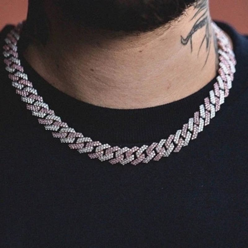 Cuban Link Chain Diamante Vintage Unisex Halskæder