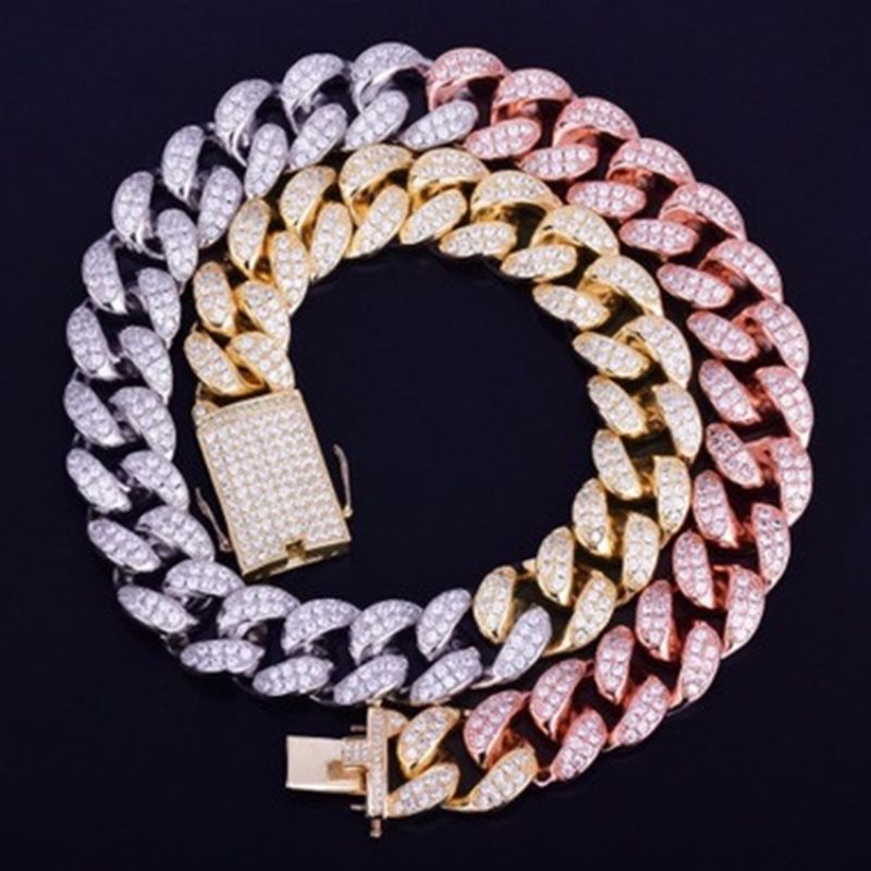 Cuban Link Chain Vintage Gradient Unisex Halskæder