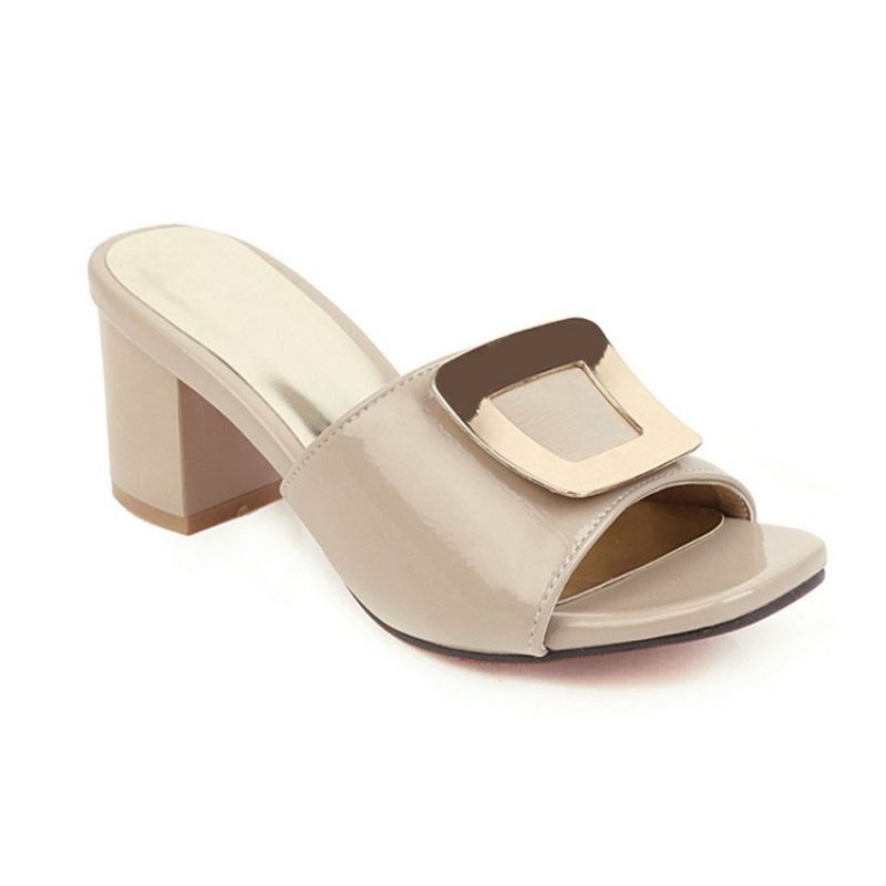 Chunky Flip Flop Slip-On Sommer Hjemmesko