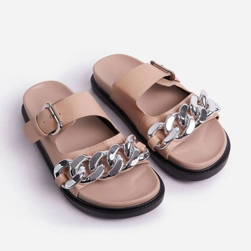 Slip-On Flip Flop Flad Med Pvc Hjemmesko