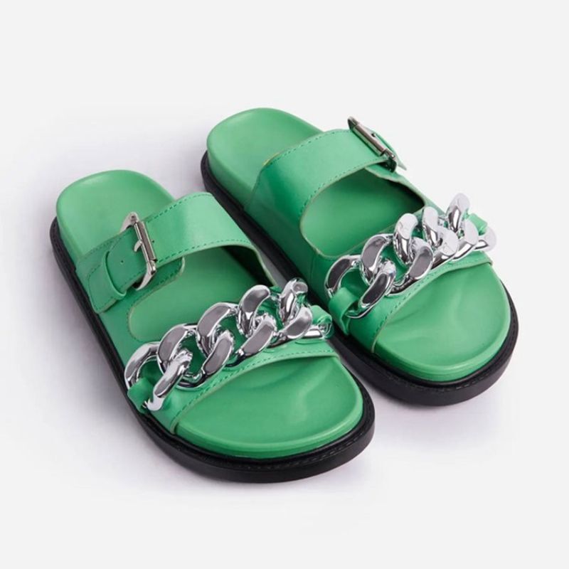 Slip-On Flip Flop Flad Med Pvc Hjemmesko