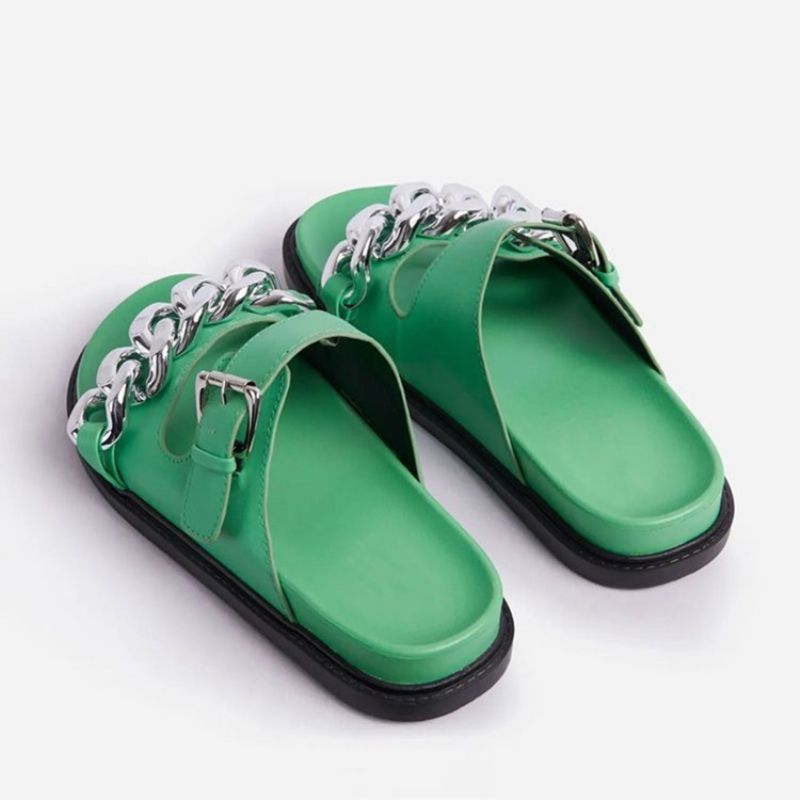 Slip-On Flip Flop Flad Med Pvc Hjemmesko