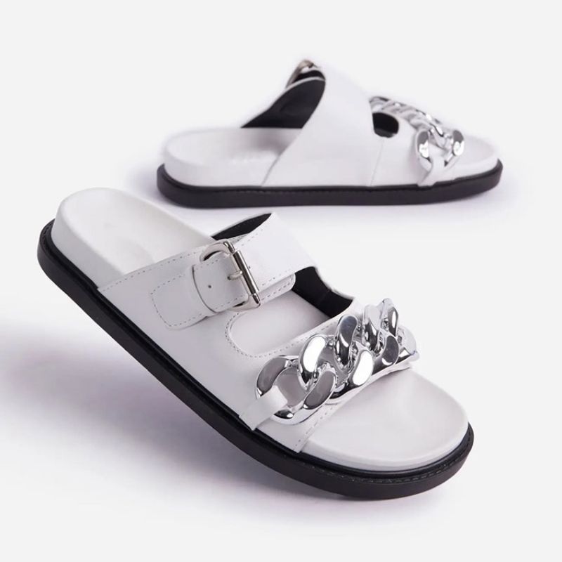 Slip-On Flip Flop Flad Med Pvc Hjemmesko