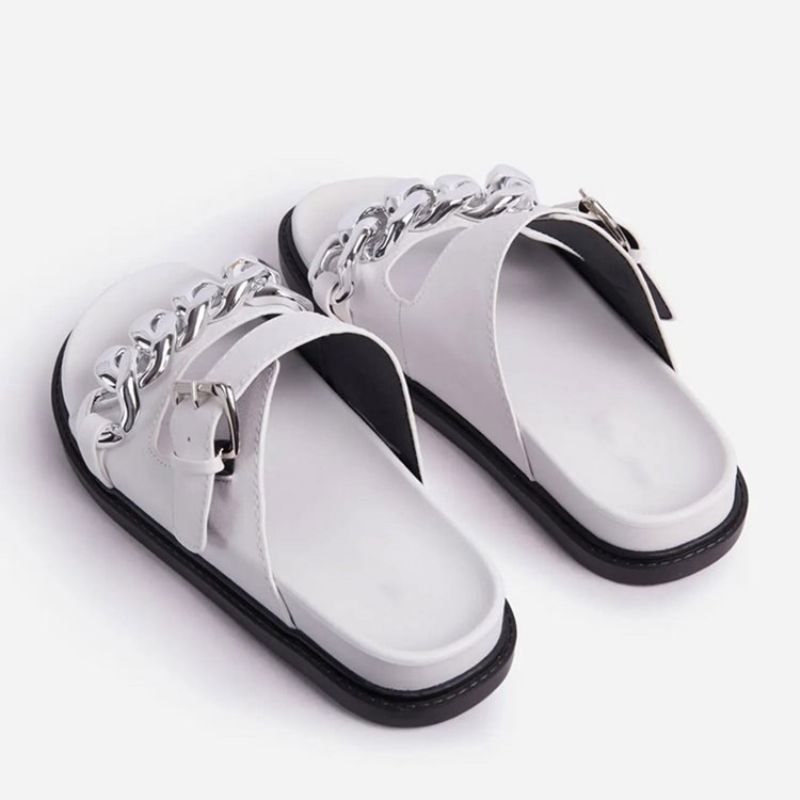 Slip-On Flip Flop Flad Med Pvc Hjemmesko