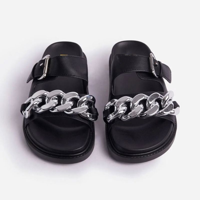 Slip-On Flip Flop Flad Med Pvc Hjemmesko