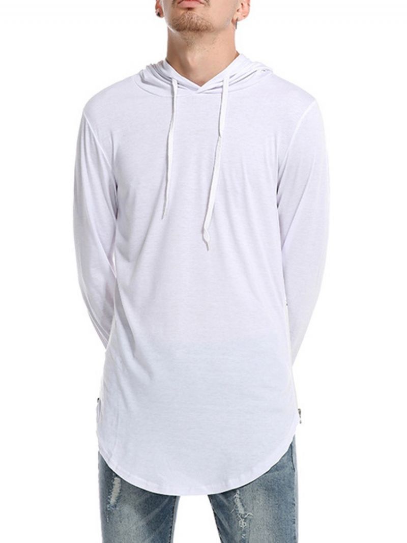 Hætte Almindelig Casual Pullover Slim T-Shirt