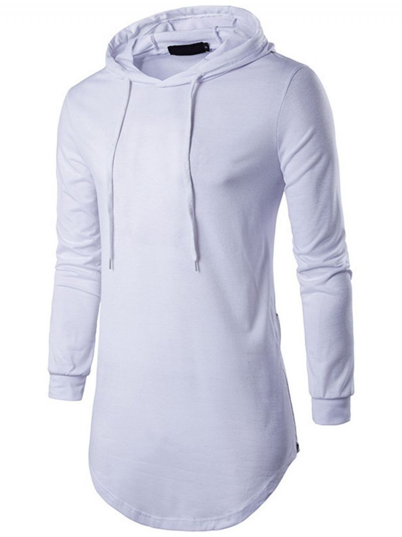 Hætte Almindelig Casual Pullover Slim T-Shirt