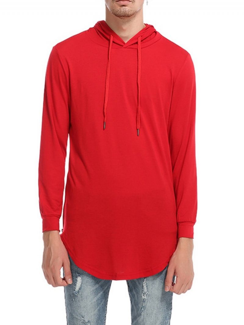 Hætte Almindelig Casual Pullover Slim T-Shirt