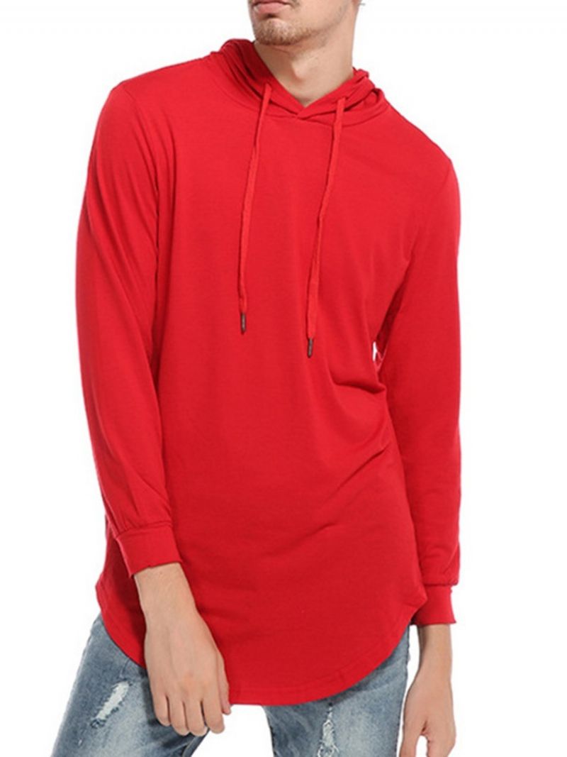 Hætte Almindelig Casual Pullover Slim T-Shirt