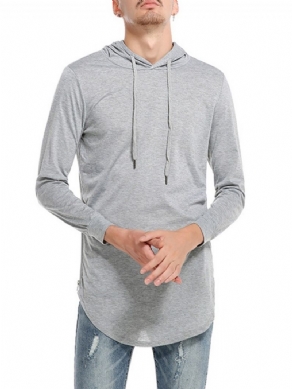 Hætte Almindelig Casual Pullover Slim T-Shirt