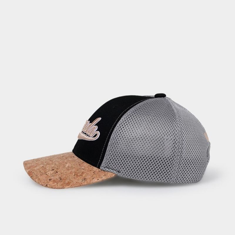 Broderi Bomuld Letter Hat