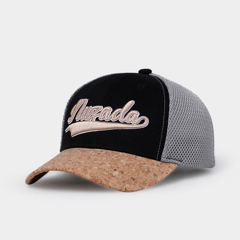 Broderi Bomuld Letter Hat