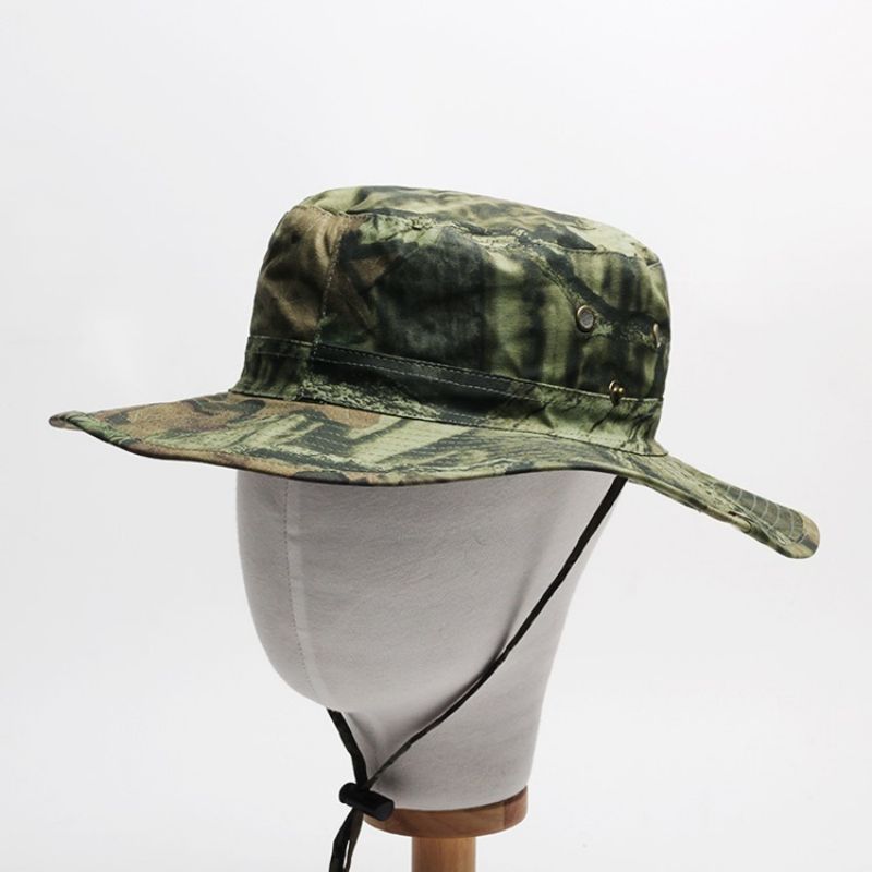 Camouflagemønster Bucket Hat