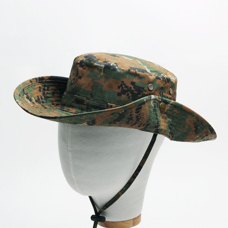 Camouflagemønster Bucket Hat